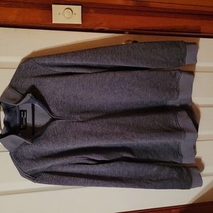 Under armor sweatshirt with zipper. Grey color. Size large